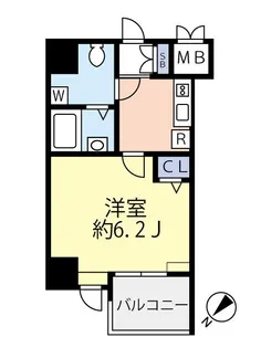 グランヴァンメトロI【3階】の間取り