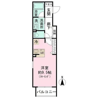 LEO FIOREGALO印内【4階】の間取り
