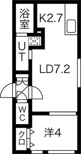 Crea Maison発寒南East(クレアメゾン)【3階】の間取り
