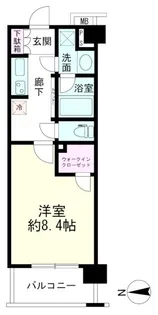 パレステージ青井ナチュラコート【1階】の間取り