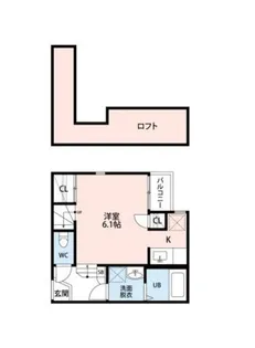 CB次郎丸ライツ【1階】の間取り