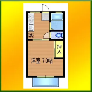 小倉ハイツ【1階】の間取り