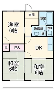 キャッスルオサダ【1階】の間取り