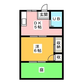 コスモハイツ【1階】の間取り