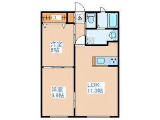 White Mothers【3階】の間取り