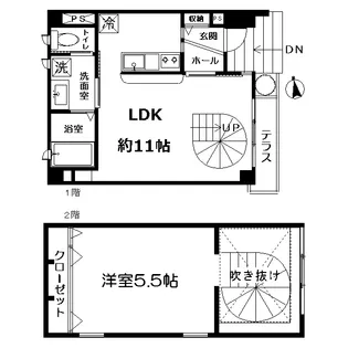 アーク【1階】の間取り