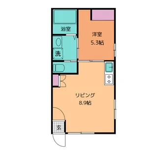 東京都大田区下丸子1【アパート】の間取り