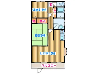 アム-ル【1階】の間取り