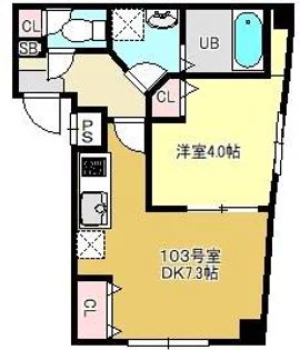 グランビルト幕張【1階】の間取り