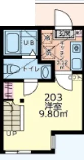仮)シティハイツ三田【2階】の間取り
