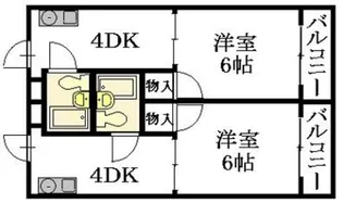 第5野地ビル【2階】の間取り