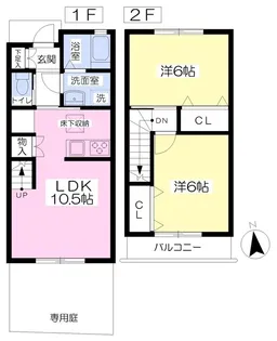 千葉県船橋市行田1【一戸建】の間取り