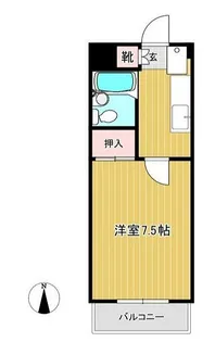 埼玉県草加市旭町6【マンション】の間取り