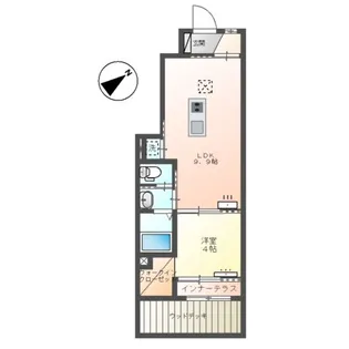 メイプル【1階】の間取り