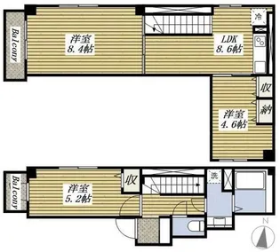 ウィロー板橋本町の間取り