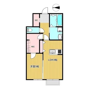 アヴィエル田町【1階】の間取り