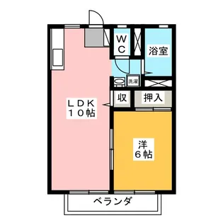 サンシティー淀平【2階】の間取り