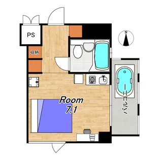 グランドラティス鞘町【5階】の間取り