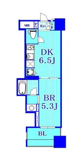 パークフラッツ横濱公園【7階】の間取り