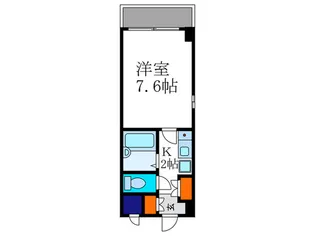 エルマ-ナ出町柳【4階】の間取り