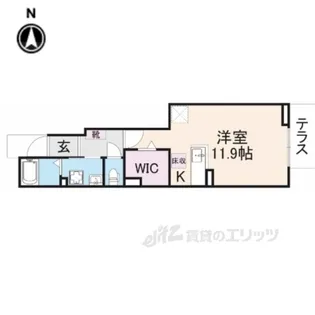 イターナルパレス2【1階】の間取り