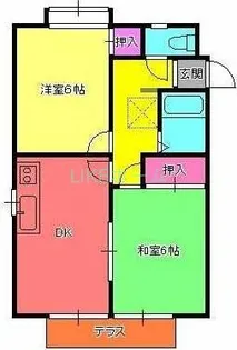 KE5番館【1階】の間取り