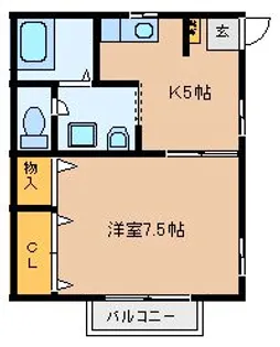 センチュリー155【1階】の間取り