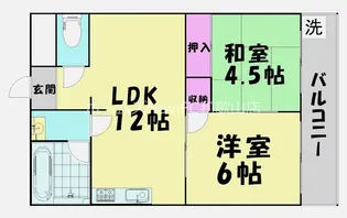 コーポ榎本【1階】の間取り