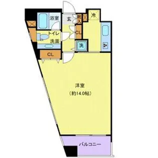 シンシア新中野【9階】の間取り