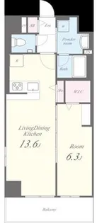 PRIME RESIDENCE NAMIKI【4階】の間取り