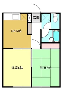 エステートピアFUJI II【1階】の間取り