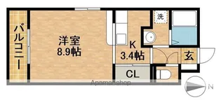 グランストーク立野【2階】の間取り