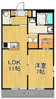 ディアコート【2階】の間取り