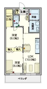 (シニア限定)フォンターナ大宮【3階】の間取り