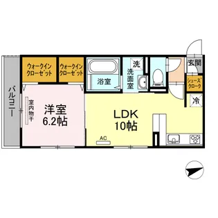 ジャスミンHYM I【2階】の間取り