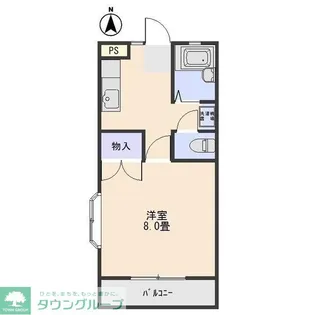 ロズマン・ジュネス【2階】の間取り