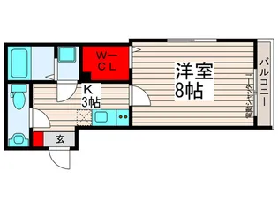 Liberte谷塚【1階】の間取り