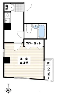 志村ビル【3階】の間取り