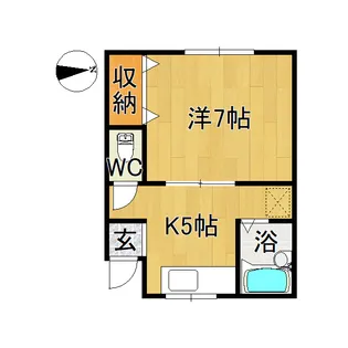 アプリコットハウス【2階】の間取り