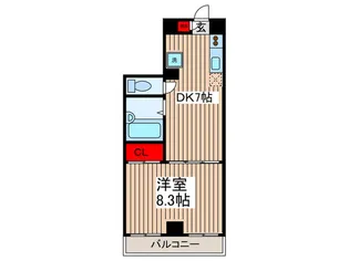ア-ク亀戸3丁目【4階】の間取り