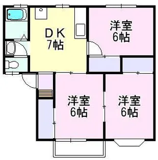 メゾン・エスポワール B【2階】の間取り