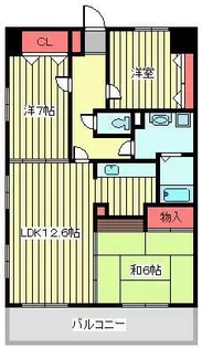 グランドールUNS【8階】の間取り