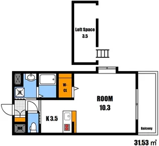プレジールジョイ西原【11階】の間取り