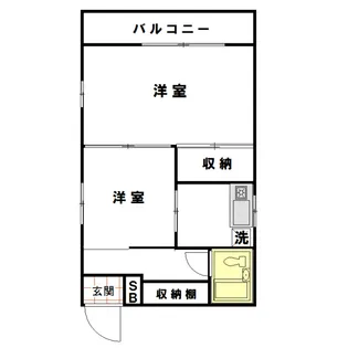 ディモーラ西池4丁目【3階】の間取り