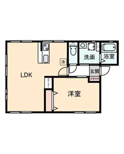 シティハイム アーバンヒル【2階】の間取り