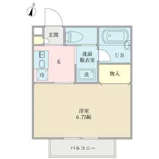 ピノブラン【1階】の間取り