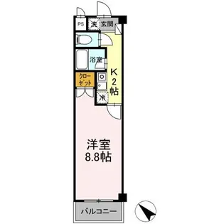タイムD1【4階】の間取り