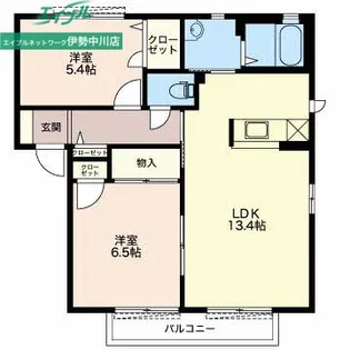 コージーコート【2階】の間取り