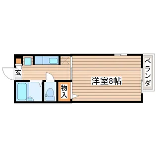 CASA FUJIKO II【1階】の間取り