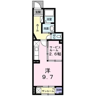 ハピネス II【1階】の間取り